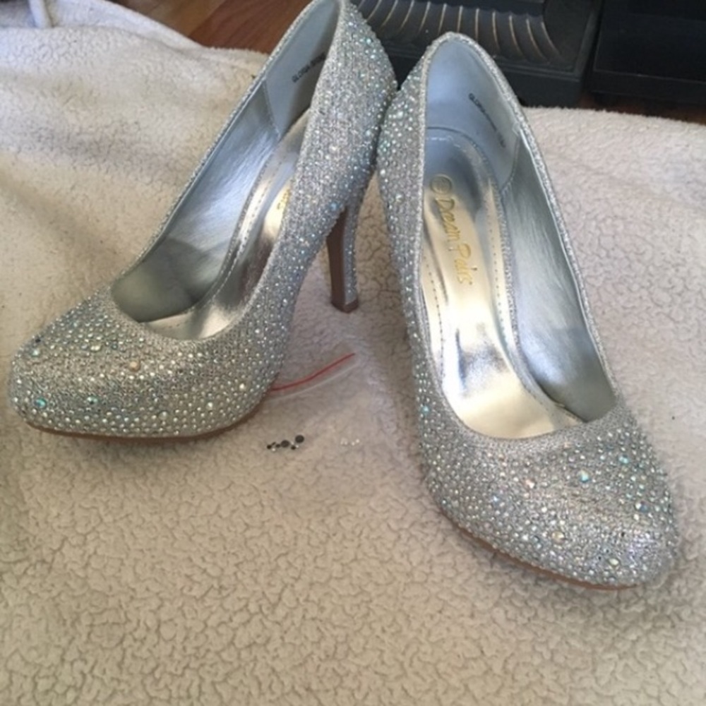Rhinestone heels